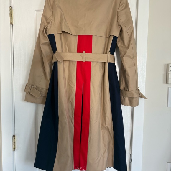 Boden trench coat NWOT US 8 color block U0214 current online gorgeous - Picture 12 of 14